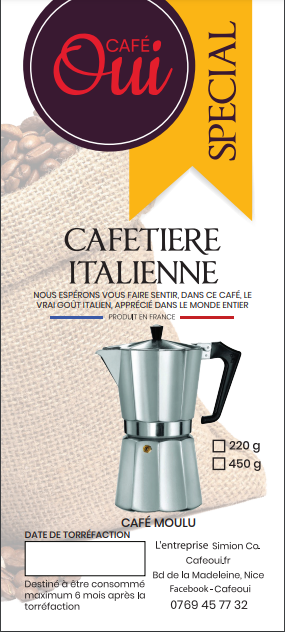 Café pour Cafetière Italienne